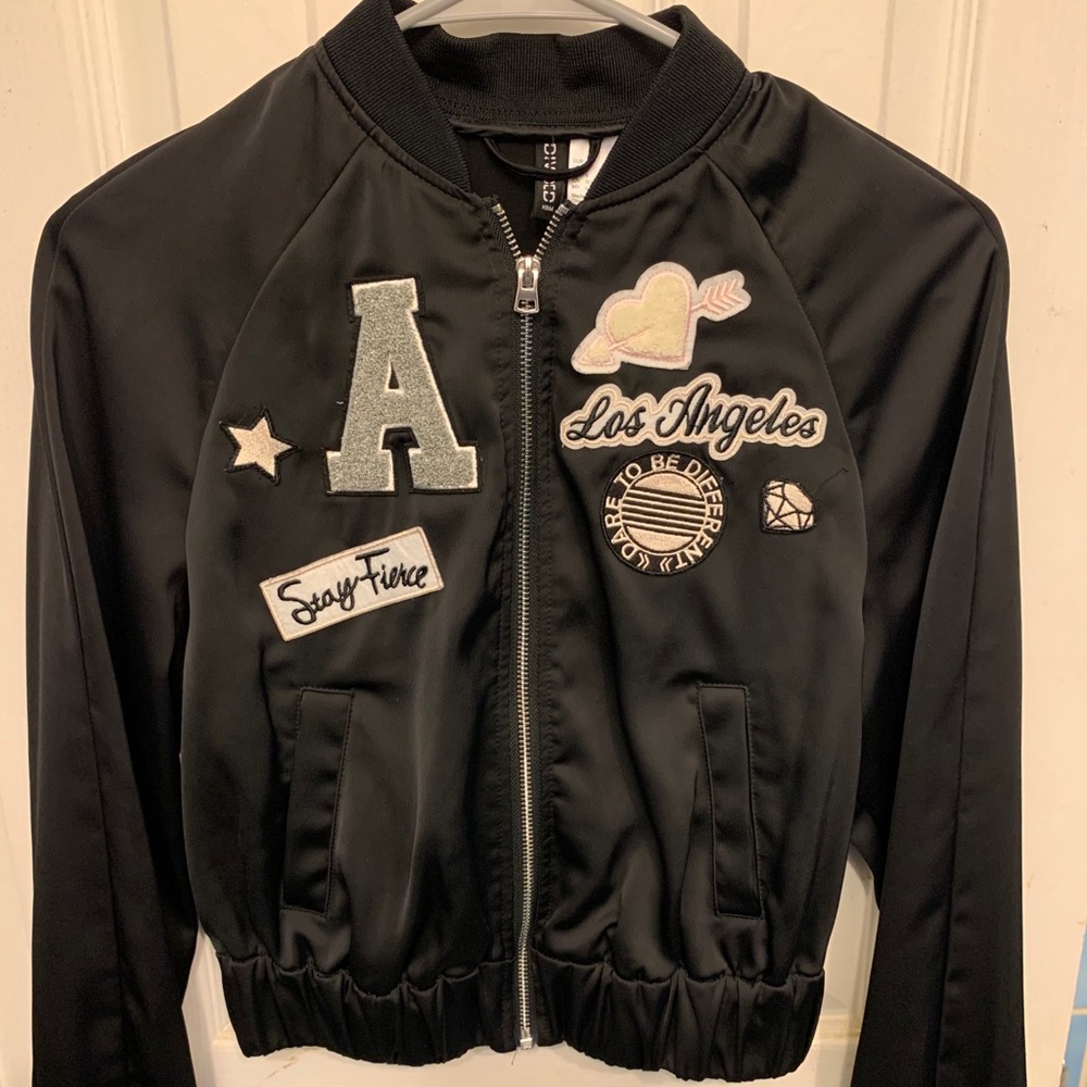 Women’s satin bomber jacket